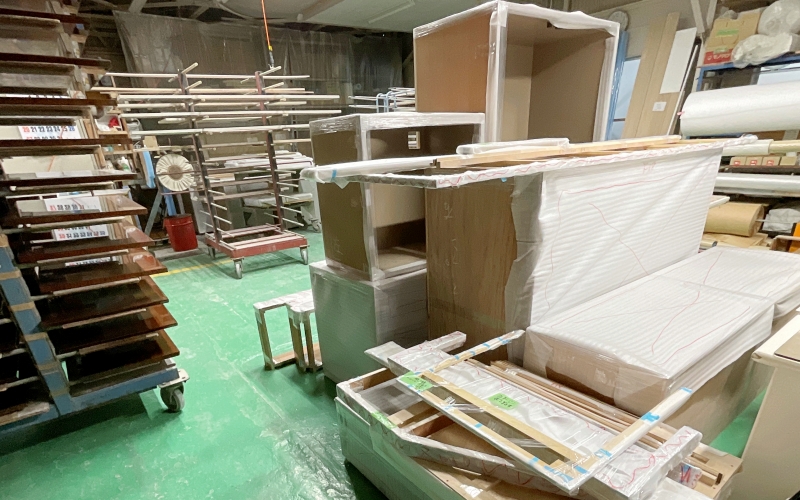 出荷準備中の様子